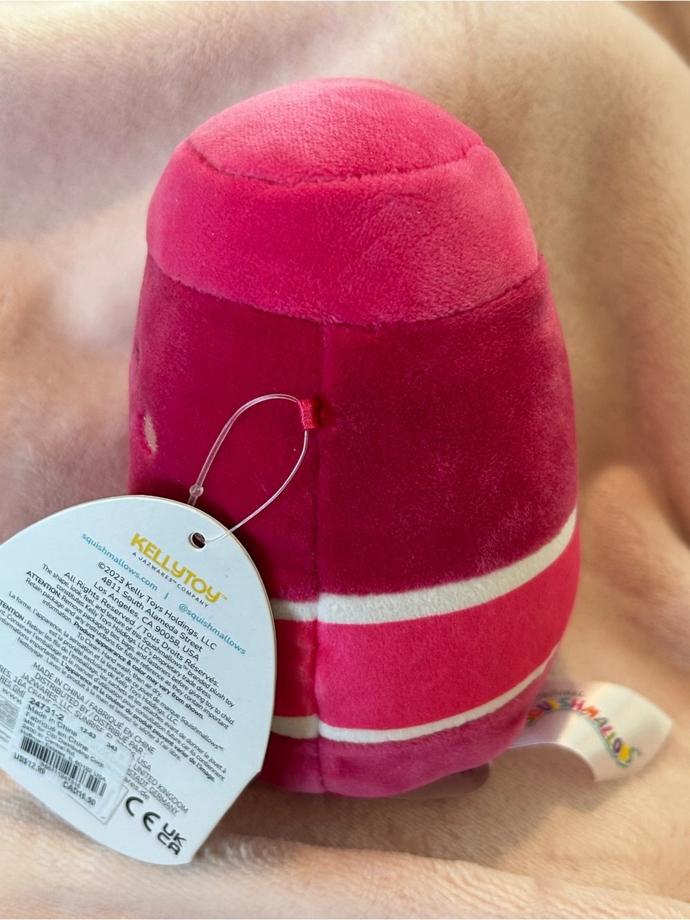 Roz Raspberry Jam Squishmallow 5" - Picture 2 of 6